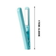 thumbnail image 3 of 2025 New 2-in-1 Mini Curling Wand Flat Iron Hair Straightener, Long-Lasting Portable Travel Curling Wand for Women Girls (Blue), 3 of 6