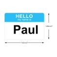 thumbnail image 3 of HLONK 180PCS 18 Color Hello Name Stickers Colorful Name Badge for Daycare, 3 of 11
