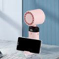 thumbnail image 1 of Enfriador de aire de mano, ventilador personal plegable de 3 velocidades, ultra silencioso para interiores (rosa) DQrwqpou Libre de BPA, 1 of 3