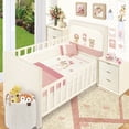 thumbnail image 1 of Set Edredon Cuna Cama Corral Baby Baby Unisex Selva Rosa, 1 of 2
