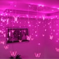 thumbnail image 4 of Guirnalda de luces LED con forma de mariposa o nieve para decoración de interiores, para ventanas, fiestas navideñas, enchufe UE/EE. UU./Reino Unido/AU, 4 of 4