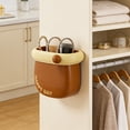 thumbnail image 4 of Aodebiao Magnetic Wall Mounted Storage Box with Drain Holes, Plastic Organizer for Bathroom Kitchen Office, Desktop Toothbrush Pen Holder, Adhesive Mount Home Wall Organizer for Toiletries Stationery, 4 of 6