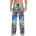thumbnail image 7 of FORMRS Mens Pajama Pants with Pockets Sleepwear Lounge Bottoms Sizes S-2XL, Art Plants, 7 of 7