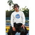 thumbnail image 2 of Old Glory Mens NASA Distressed Logo Long Sleeve Graphic T Shirt, 2 of 6