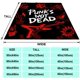 thumbnail image 5 of Manta mullida y cálida, manta de microfibra ultra suave, manta de lujo, acogedora manta de punk rock, juego de calaveras, punks, no muertos, palabras, manta de viaje roja y negra, 5 of 8