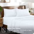 thumbnail image 3 of Bare Home Juego de Fundas de Almohada TENCEL™ - Lyocell Derivado Del Eucalipto - Estándar, Blanco, 3 of 6