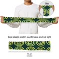 thumbnail image 6 of ALAZA Green Circle Pattern UV Sun Protection Arm Sleeves UPF 50+ Compression Cooling Sleeve 1 Pair, 6 of 7