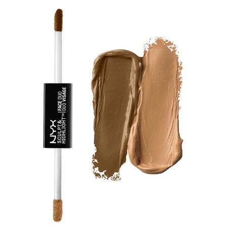 NYX Sculpt & Highlight Face Duo, Chestnut & Sand 1 ea