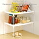 thumbnail image 3 of Billuyoard Estante de almacenamiento de múltiples capas estante de plástico plegable estantes portátiles soportes organizadores de interior Organizadores de utensilios de cocina Pequeño (14*35 cm), 3 of 6