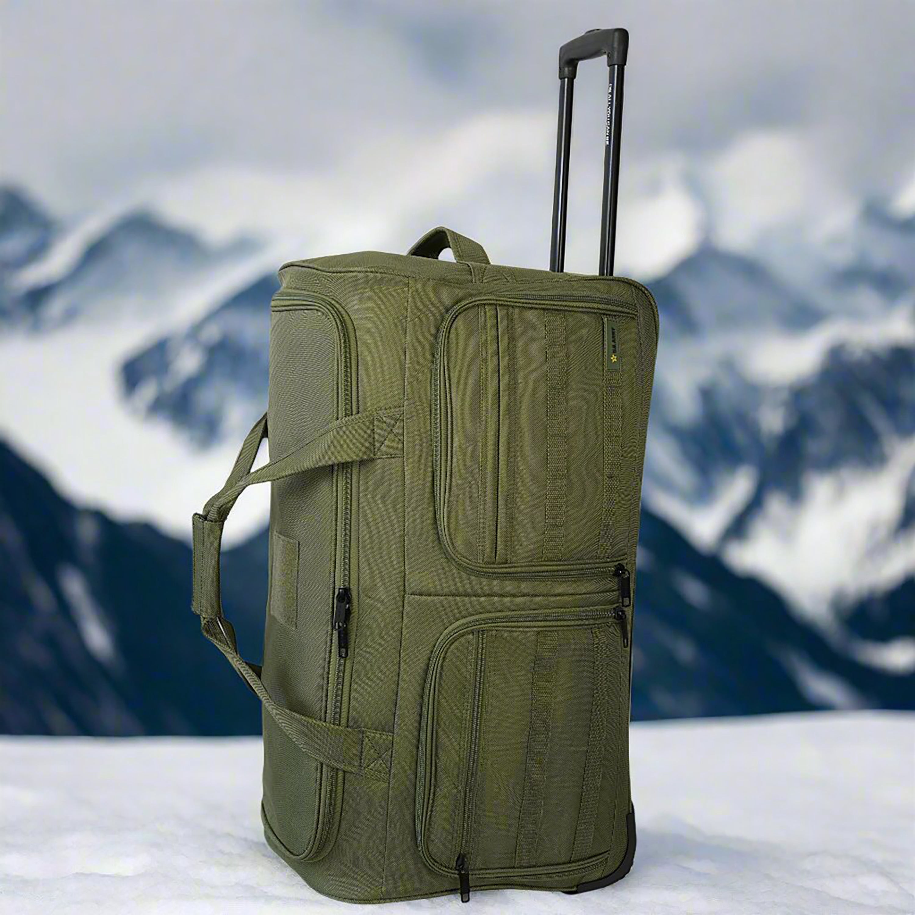 US ARMY ROMEO 28-inch Tactical Rolling Duffel Green