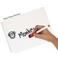thumbnail image 4 of Inkdotpot Double Sided Plain White Dry Erase Drawing Lapboard For Kids Students , 9 x 12 Inches W/ 4 Markers For Home/ School (4 Piece / Set), 4 of 6