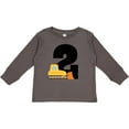 thumbnail image 3 of Inktastic 2nd Birthday Construction Truck Bulldozer Boys Long Sleeve Toddler T-Shirt, 3 of 5