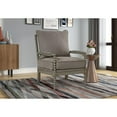 thumbnail image 4 of Hutch Taupe Fabric Arm Chair in Antique Gray, 4 of 5