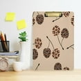 thumbnail image 6 of FMSHPON Leopard Cherry Print Clipboard Hardboard Wood Nursing Clip Board and Pull for Standard A4 Letter 13x9 inches, 6 of 8