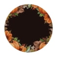 thumbnail image 2 of JEUXUS  Fall Pumpkin Round Tablecloth,Autumn Maple Leaves Circle Table Cloth, Brown Buffalo Plaids Decorative Table Cover for Kitchen Dining Indoor Outdoor Holiday Farmhouse, Waterproof, 2 of 7