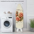 thumbnail image 3 of HELLHERO Premium Heavy-Duty Fabric Ironing Board Cover - Standard Size (15 x 54 inch), Retro Rose & Sheet Music Design, 3 of 5
