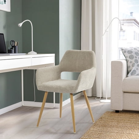 upholstered desk chair no wheels product
