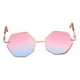 thumbnail image 2 of Gafas de terre Hexagonales Montura de Montura Gafas de terre Gafas en Miniatura - , se describe Rosa y azul, 2 of 8