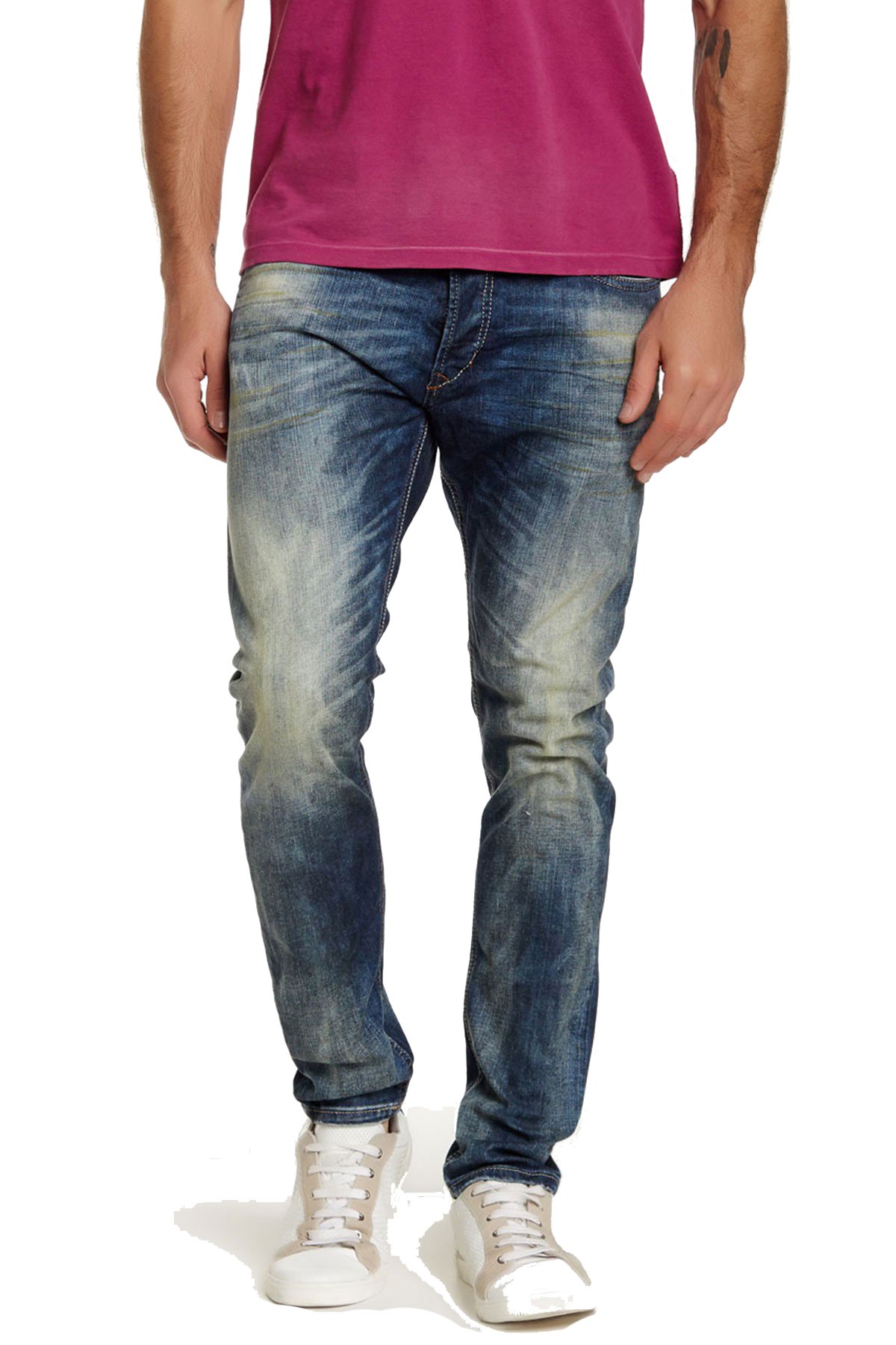 Diesel Thavar Skinny Fit Jeans 0840S Denim 40Wx30L - Walmart.com