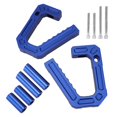 thumbnail image 4 of Reemplazo de aleación de aluminio de manija de agarre delantera de carretera de automóvil para Jeep Wrangler JK 2007-2018 Azul, 4 of 5