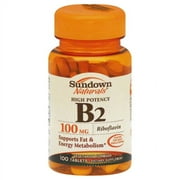 Rexall Sundown Sundown Naturals Vitamin B2, 100 ea