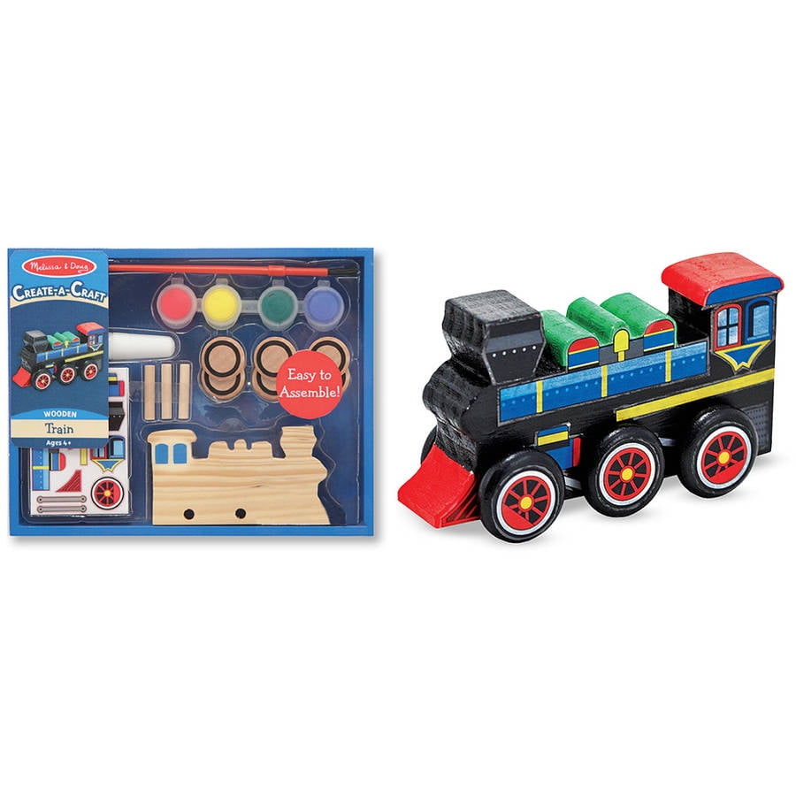 melissa and doug decorate your own train