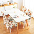 thumbnail image 3 of Fall Thanksgiving Chair Covers Set of 4, Pumpkin Turkey Dining Chair Protectors, Elastic Removable Washable Dining Chair Covers for Fall Thanksgiving Kitchen Dining Room Holiday Decorations, 3 of 6