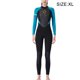 thumbnail image 2 of Traje de baño multicolor cuello redondo de una pieza manga larga snorkel juego ajustable elástico traje de baño traje de baño 3mm azul XL sidaley OD017102-12, 2 of 7