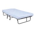 thumbnail image 4 of Cadre de lit pliant en métal avec matelas imprimé floral de 5 po pour invité de Signature Sleep, 4 of 9