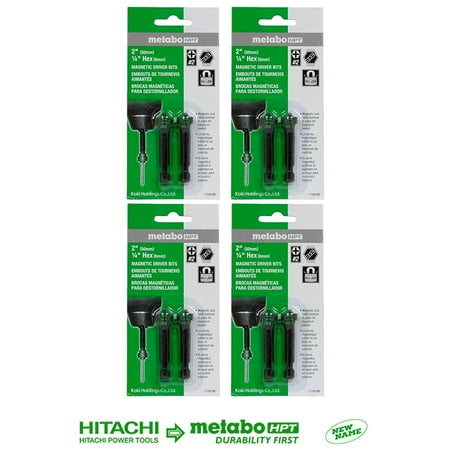 

Metabo 4 Pack of Genuine OEM Magnetic Bit Set (8 Bits) # 115003M-4PK