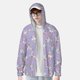 thumbnail image 2 of Fotbe Swan With Stars Chaqueta con Protección Solar UPF 50+ para Hombre y Mujer, Camisa con Capucha y Bolsillos-Small, 2 of 7
