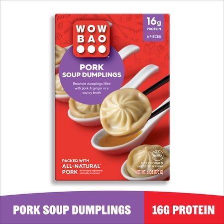 Wow Bao Pork Soup Dumpling, 6 Pieces, Frozen