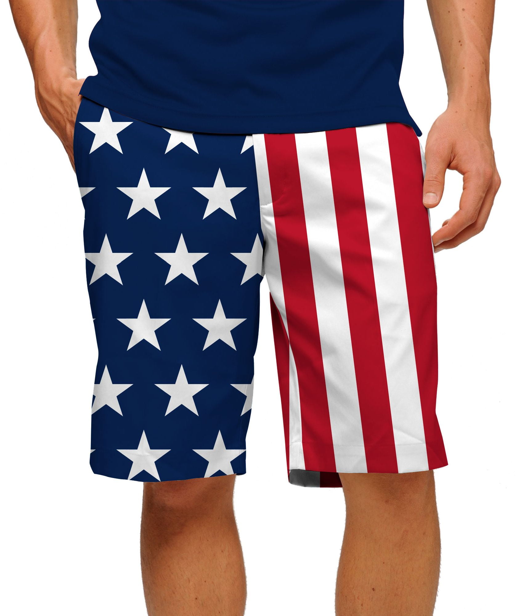 patriotic golf shorts