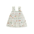 thumbnail image 2 of Aojekbee Little Girls Summer Princess Dress Sleeveless Flower Embroidery A-line Tulle Dresses, 2 of 10