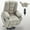 Beige, variant on Resenkos Power Lift Recliner Chair, Massage & Heat, Dual USB Ports, Cup Holders, 155° Recline, Gray