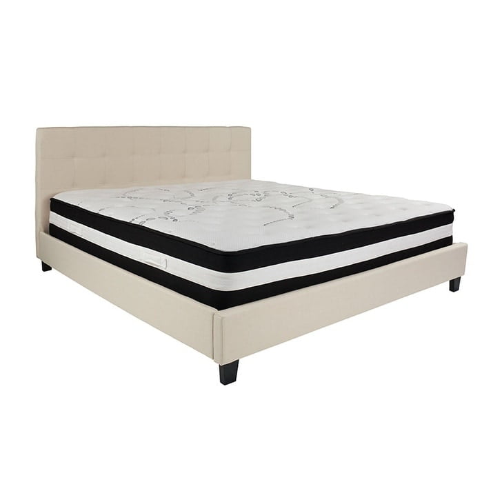 Offex Chelsea King Size Upholstered, Chelsea King Bed With Storage Footboard