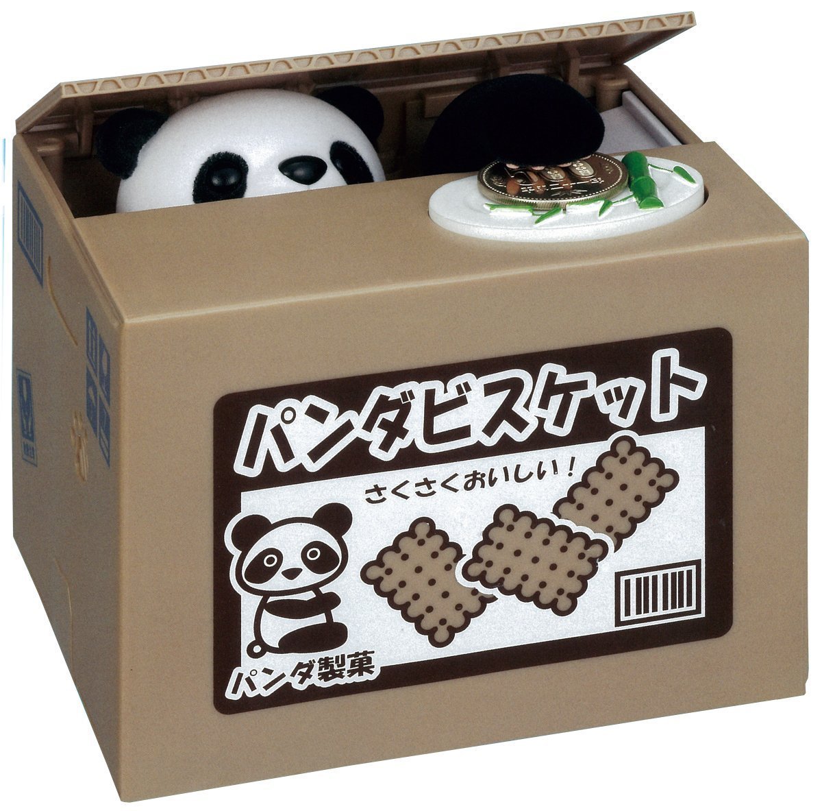 Mischief Saving Box - Japanese Style Panda Stealing Piggy Bank