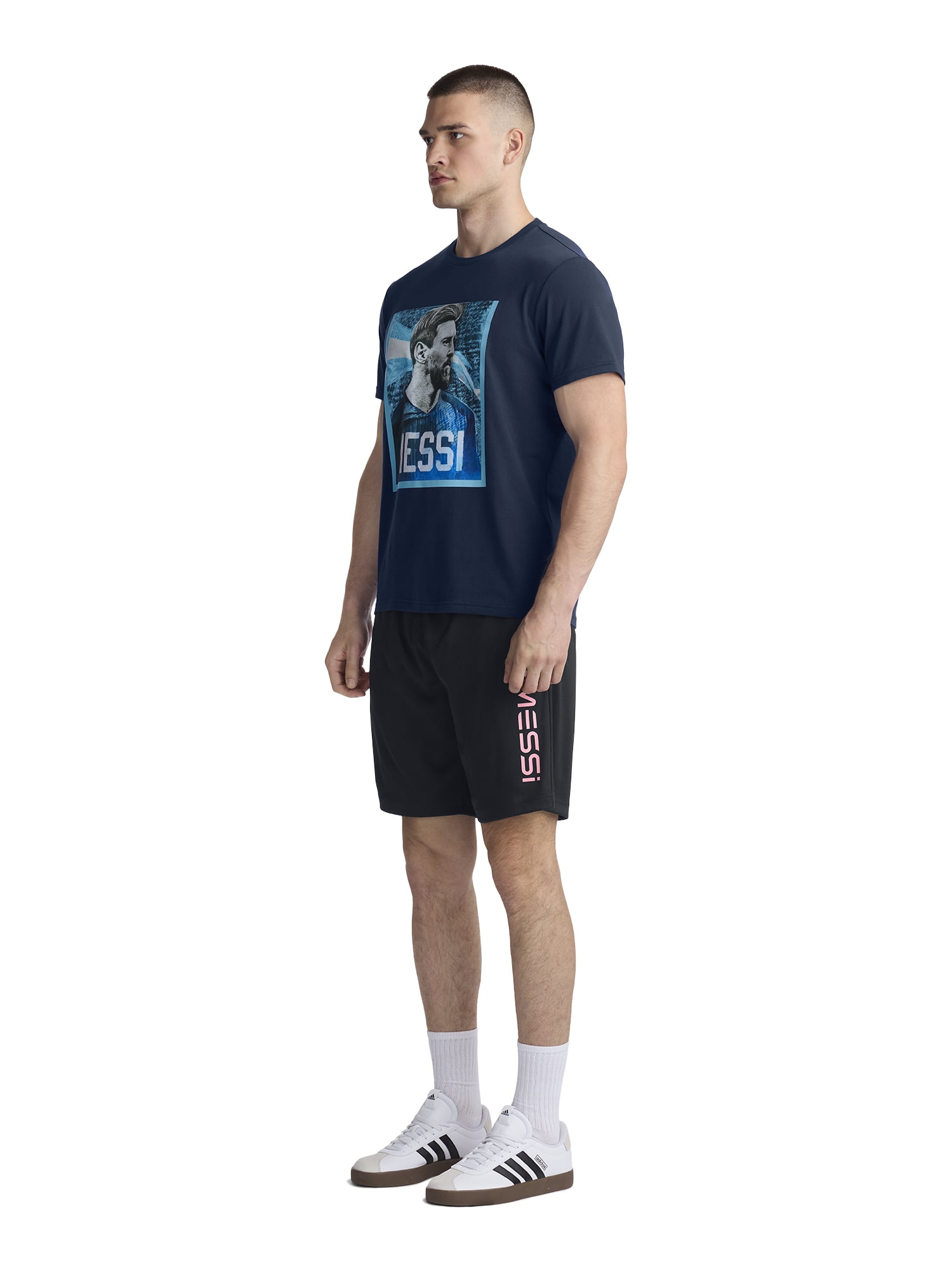 Messi Adult Unisex Short Sleeve Graphic T-Shirt, Sizes XS-3XL