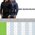 thumbnail image 2 of New Men's Slim Hoodie Warm Hooded Sweatshirt Coat Jacket Outwear Sweater Dark Gray L, 2 of 5