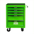thumbnail image 6 of Garage Workshop Rolling Tool Cabinet, Compact 5-Drawer Steel Storage Tool Chest with Wheels, Classic Green, 6 of 18