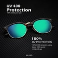 thumbnail image 3 of KALIYADI Polarized Sunglasses for Men and Women Semi-Rimless Frame Driving Sun glasses UV Blocking, 3 of 10