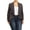 Charcoal, variant on Women's Plus Size Solid Long Sleeve Blazer Jacket ? Office Workwear Open Front