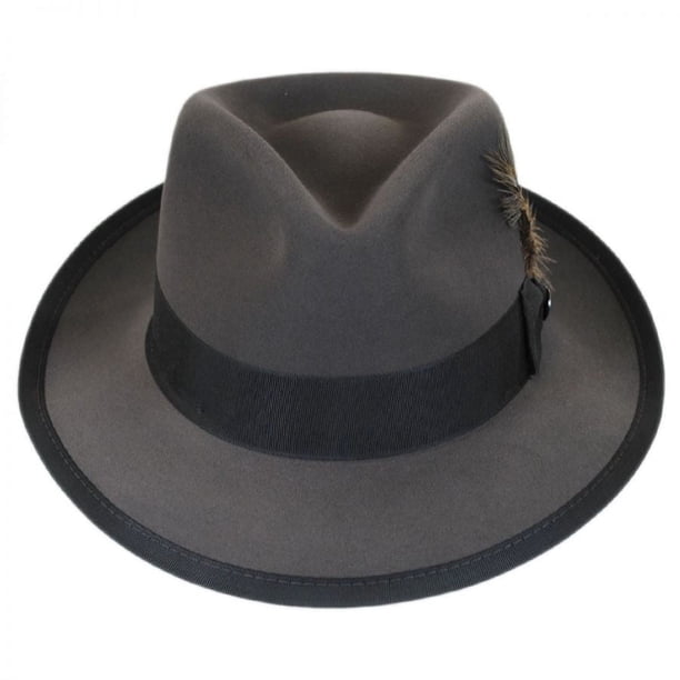 Stetson Men's Whippet Royal Deluxe Fur Felt Hat, Caribou, 7.5