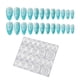 thumbnail image 1 of 24 piezas/caja de uñas postizas de punta larga, cubierta completa, prensa yeacher  Puntas de uñas falsas, 1 of 5