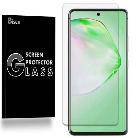 [2-Pack] Fit For Samsung Galaxy Note 10 Lite [BISEN] Tempered Glass Screen Protector, Anti-Scratch, Anti-Shock, Shatterproof, Bubble Free