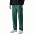 thumbnail image 1 of Pantalones largos para hombre, color liso, con ribete suave, estilo cargo, de poliéster., 1 of 2