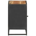 thumbnail image 6 of vidaXL Bedside Cabinet 15.7"x11.8"x19.7" Rough Mango Wood and Natural Cane, 6 of 11