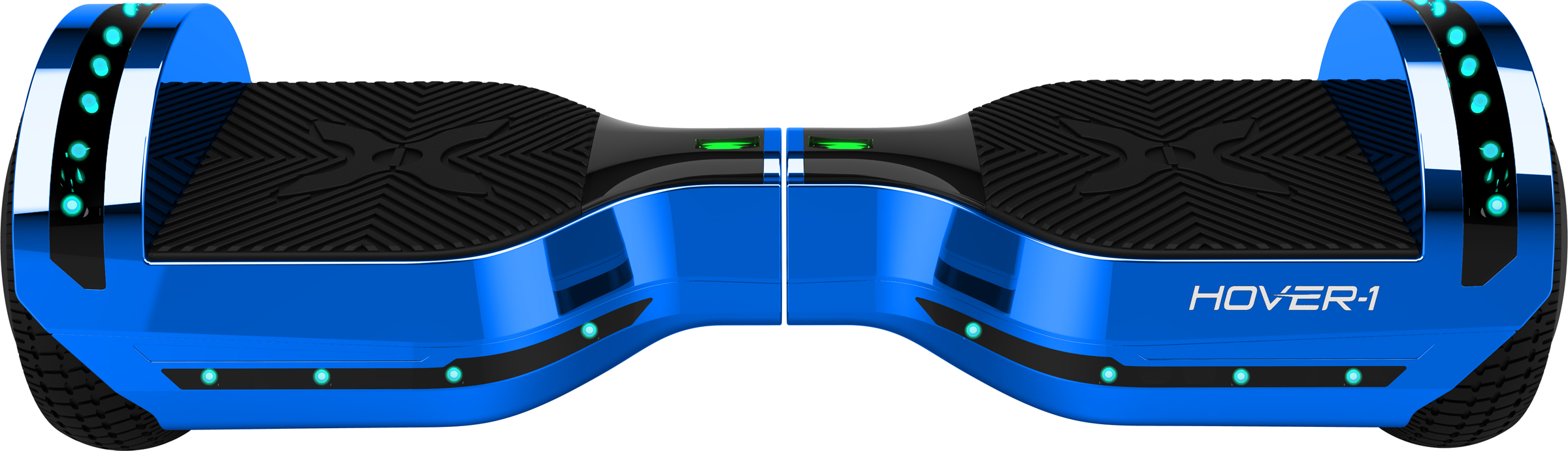 Hover-1 Chrome Hoverboard, LED Lights, Bluetooth Speaker, 6.5 In. Tires, 220 Lbs. Max weight, 7 mph - image 2 of 8