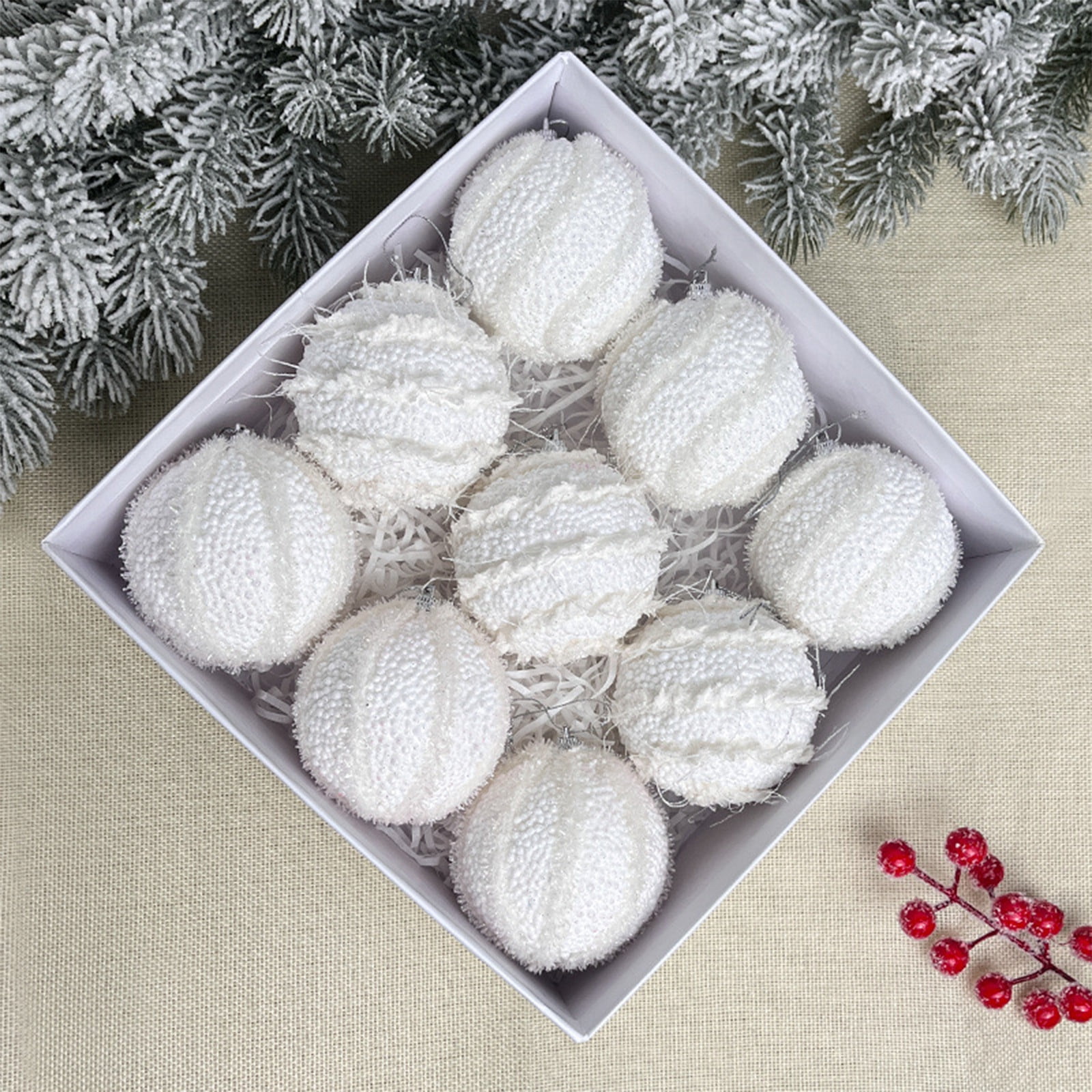 Lot De 70 Boules De Noël Macaron Miniatures - Incassables, Déco Sapin, Mariage, Festival, Multicolore