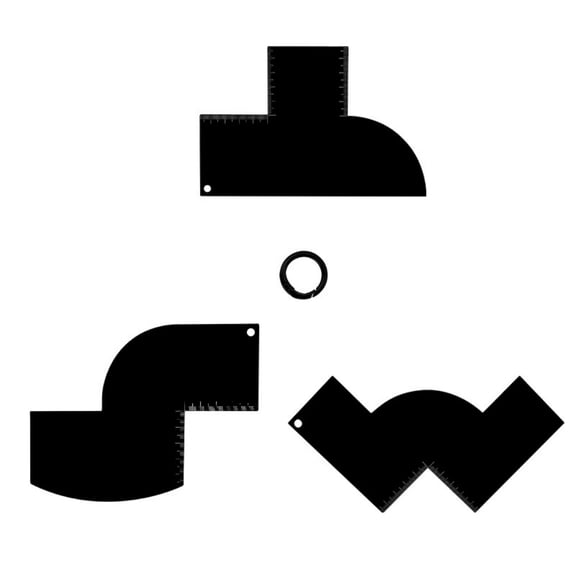 PVC Hair Cutting Tool Set For Barbers With 3 In 1 Edge Alignment Features